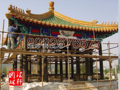 唐县古建大殿 古建大殿工程 汇轩园林古建 优质商家