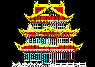 某古建寺庙设计施工图免费下载 园林古建