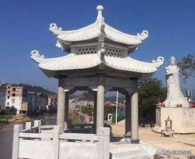 传统石雕建筑 园林中的瑰宝——石雕凉亭